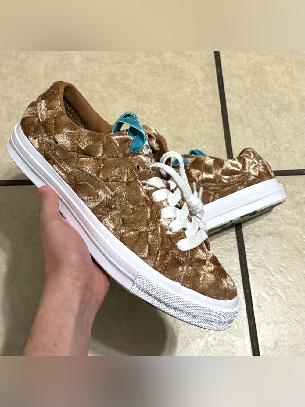 Converse Chuck Taylor Golf Le Fleur TTC Quilted Velvet One Star Ox